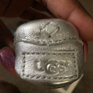 Silver Ugg Loafers